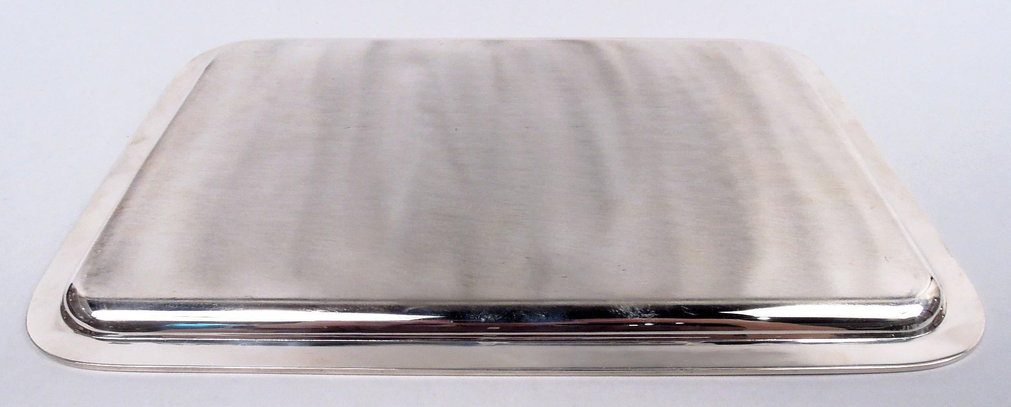 Bandeja antigua Tiffany American Art Decó de plata de ley para cuarto de niños en venta 1