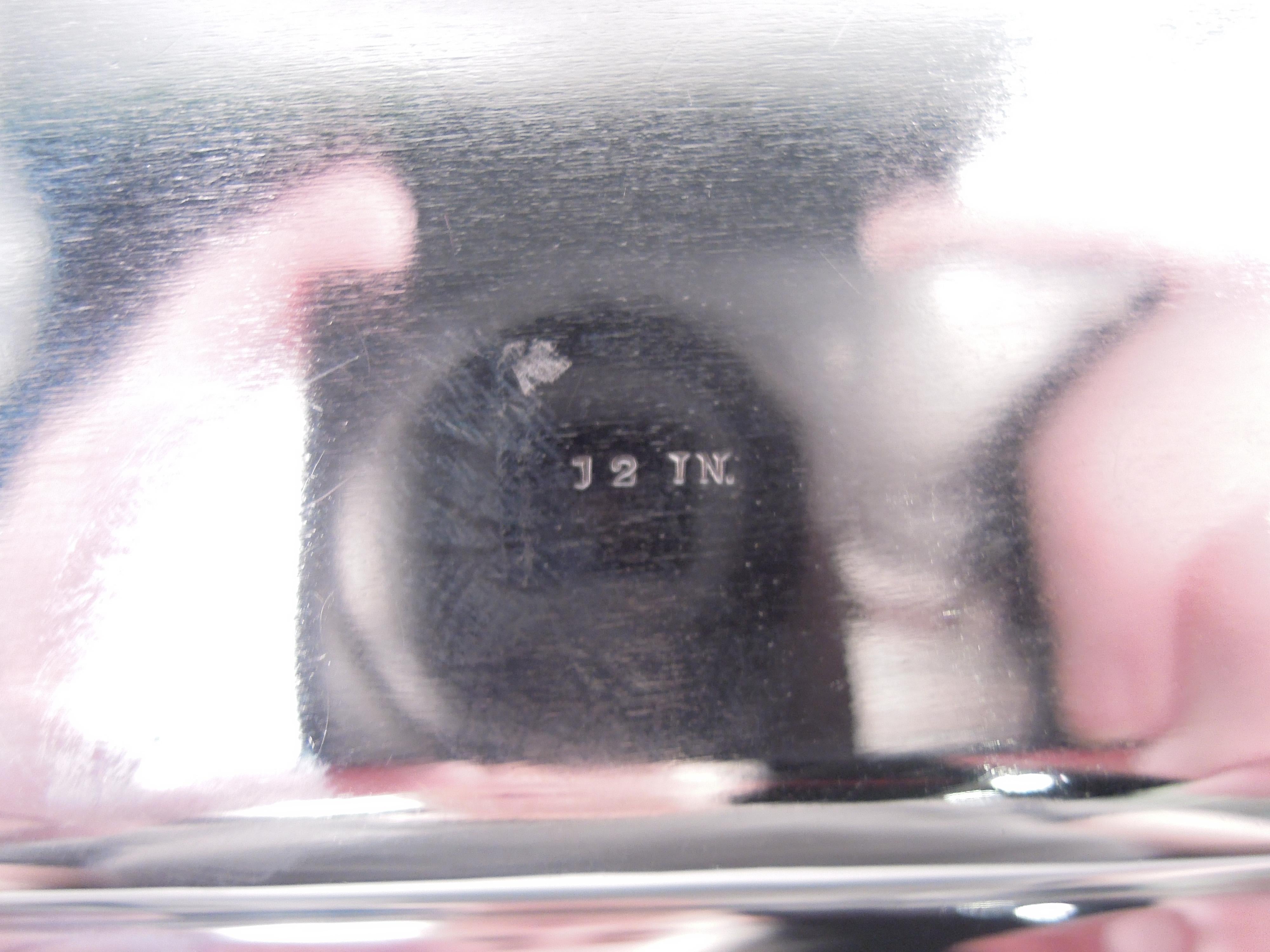 Plateau de toilette ancien en argent sterling Art Déco américain de Tiffany en vente 2