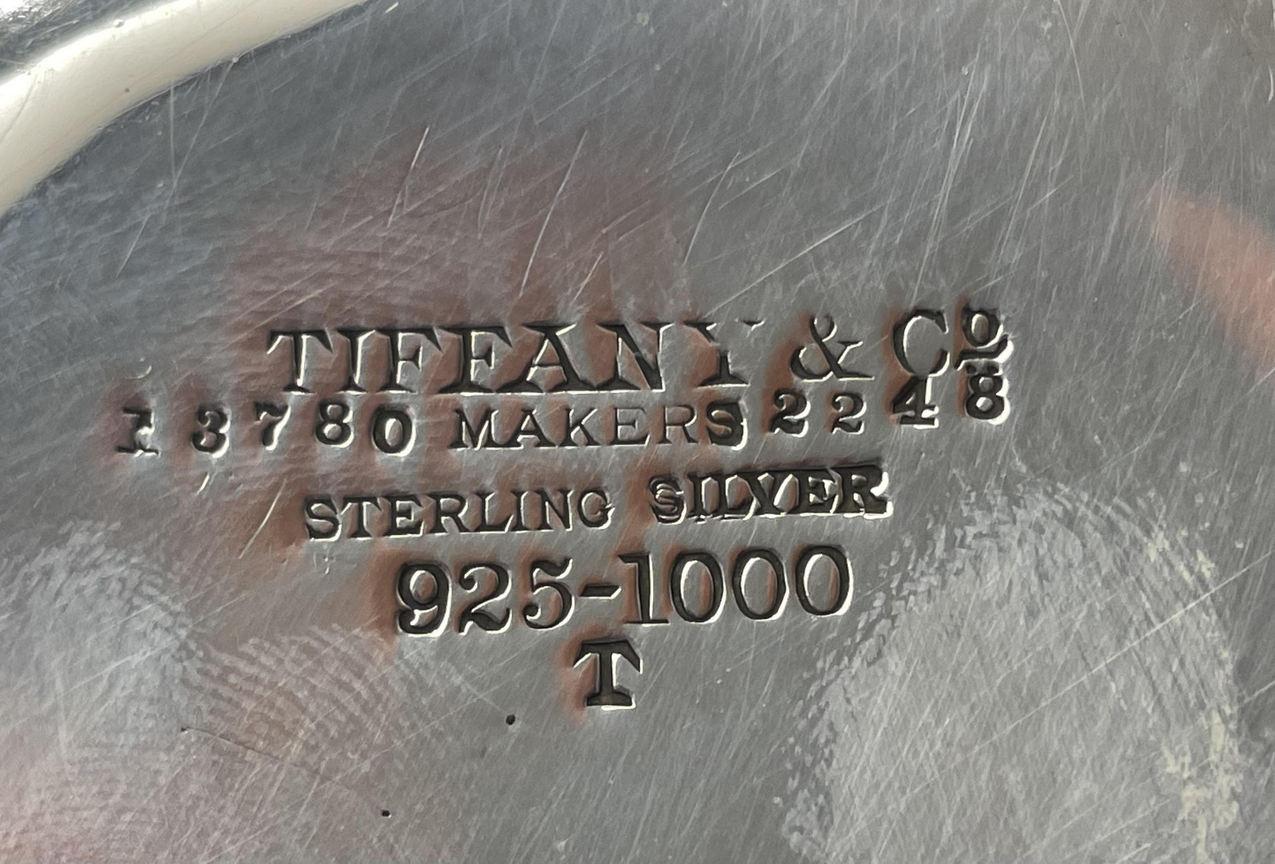Antique Tiffany American Art Nouveau Sterling Silver Bowl Centerpiece Shamrock 5
