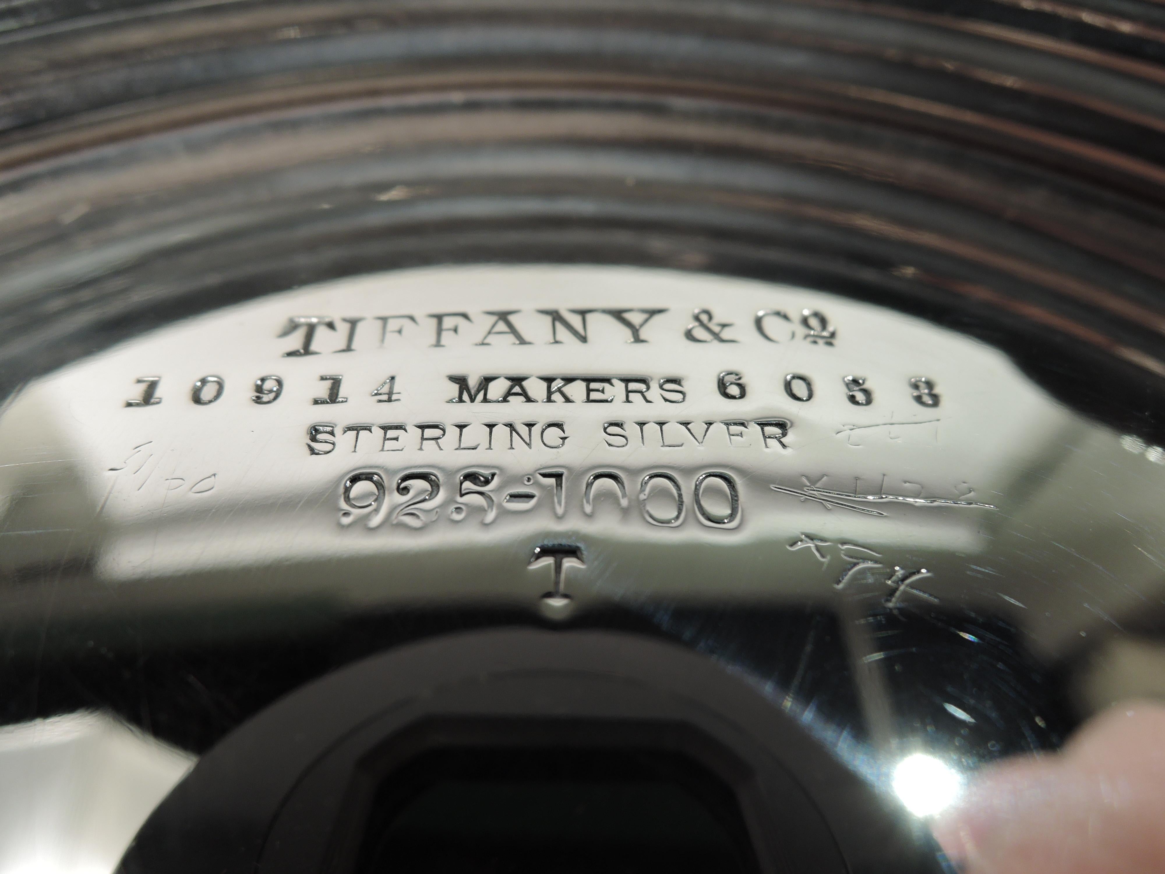 Antike antike Tiffany Amerikanische Klassische Sterlingsilber Liebhabertasche im Angebot 6