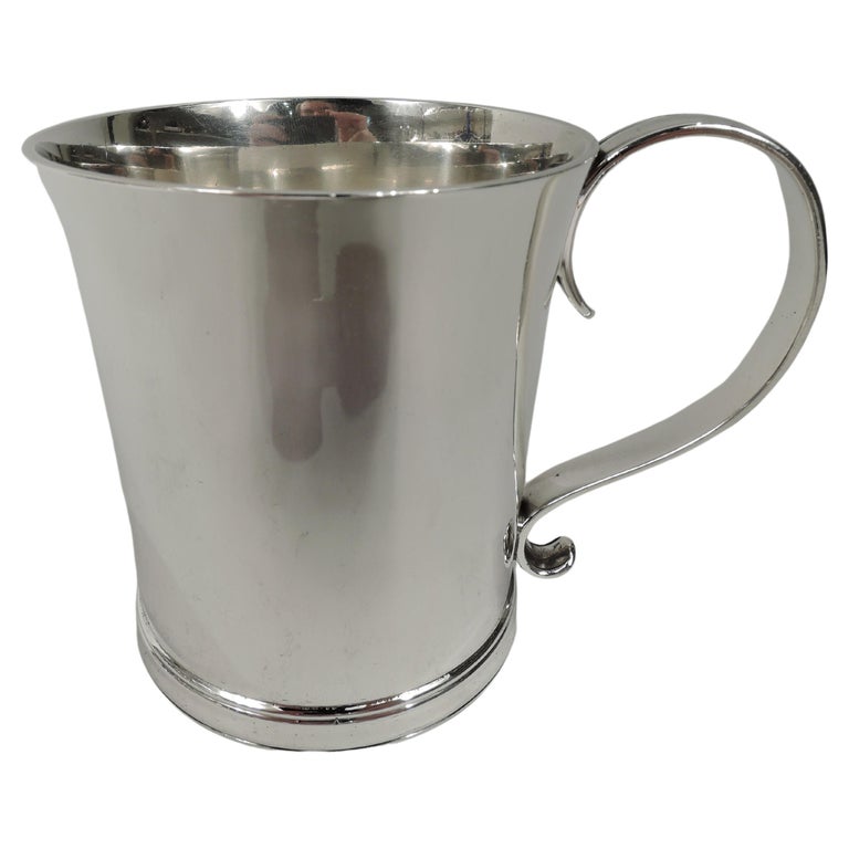 Antique Tiffany American Colonial Revival Sterling Silver Baby Cup For Sale at 1stDibs