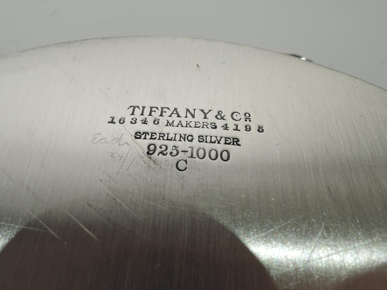 Antique Tiffany American Edwardian Art Nouveau Sterling Silver Bowl 2
