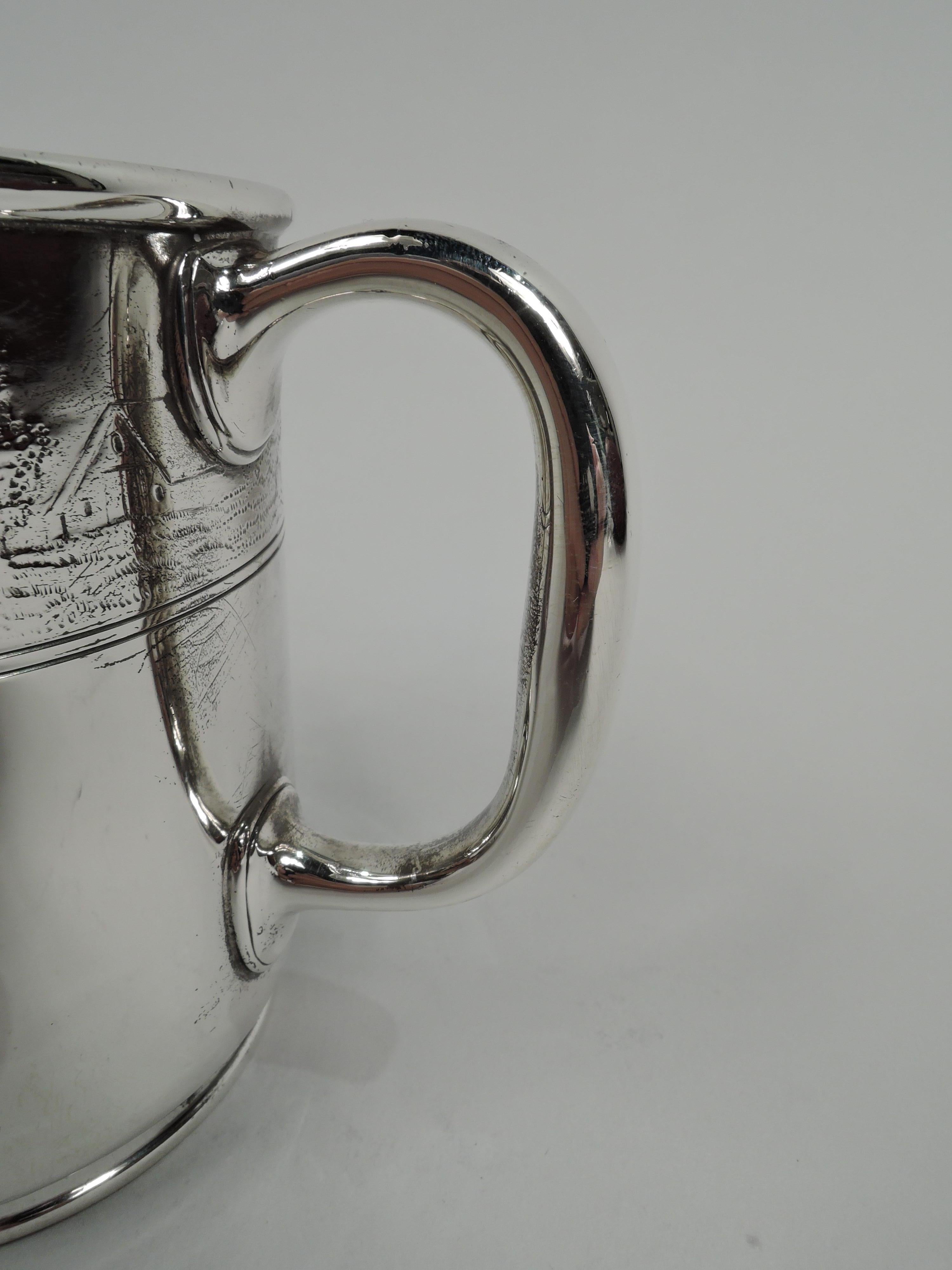 Antique Tiffany American Edwardian Sterling Silver Baby Cup 1