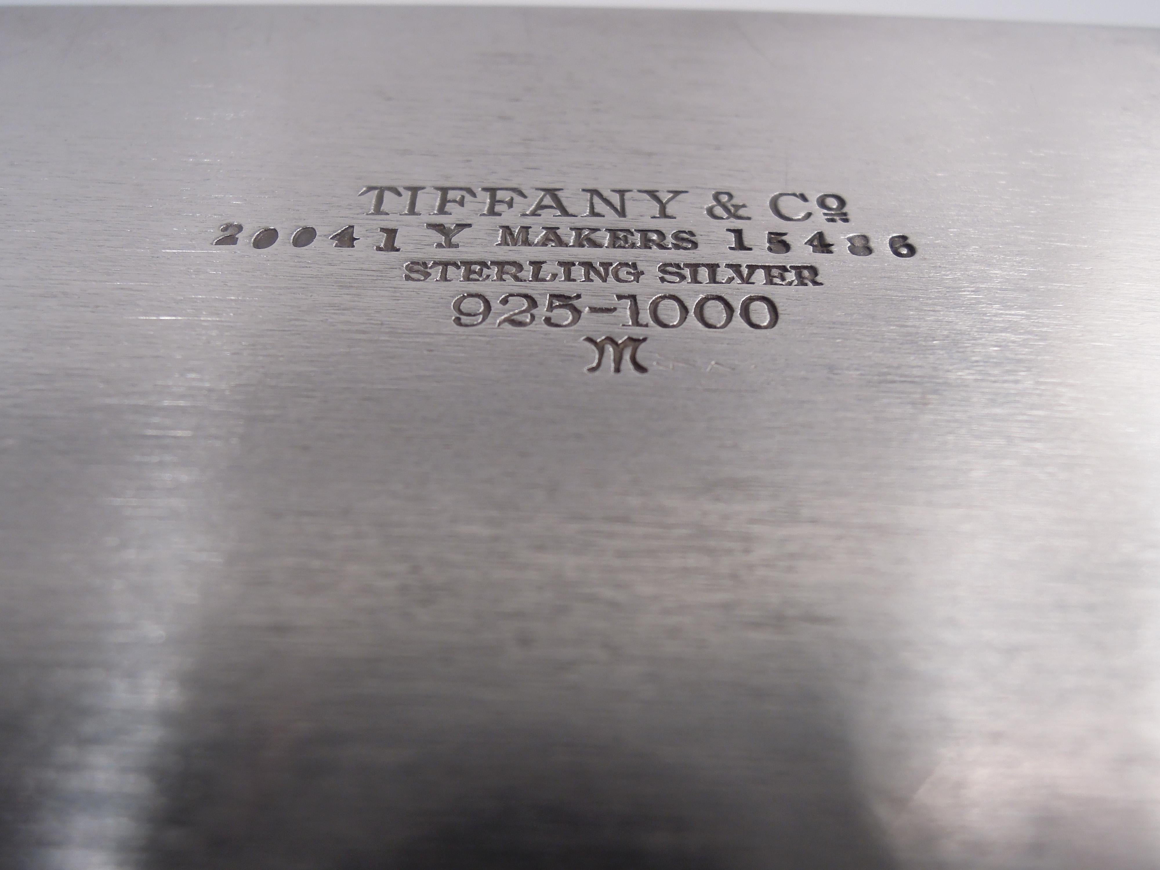 Caja para puros antigua Tiffany American Edwardian de plata de ley en venta 3