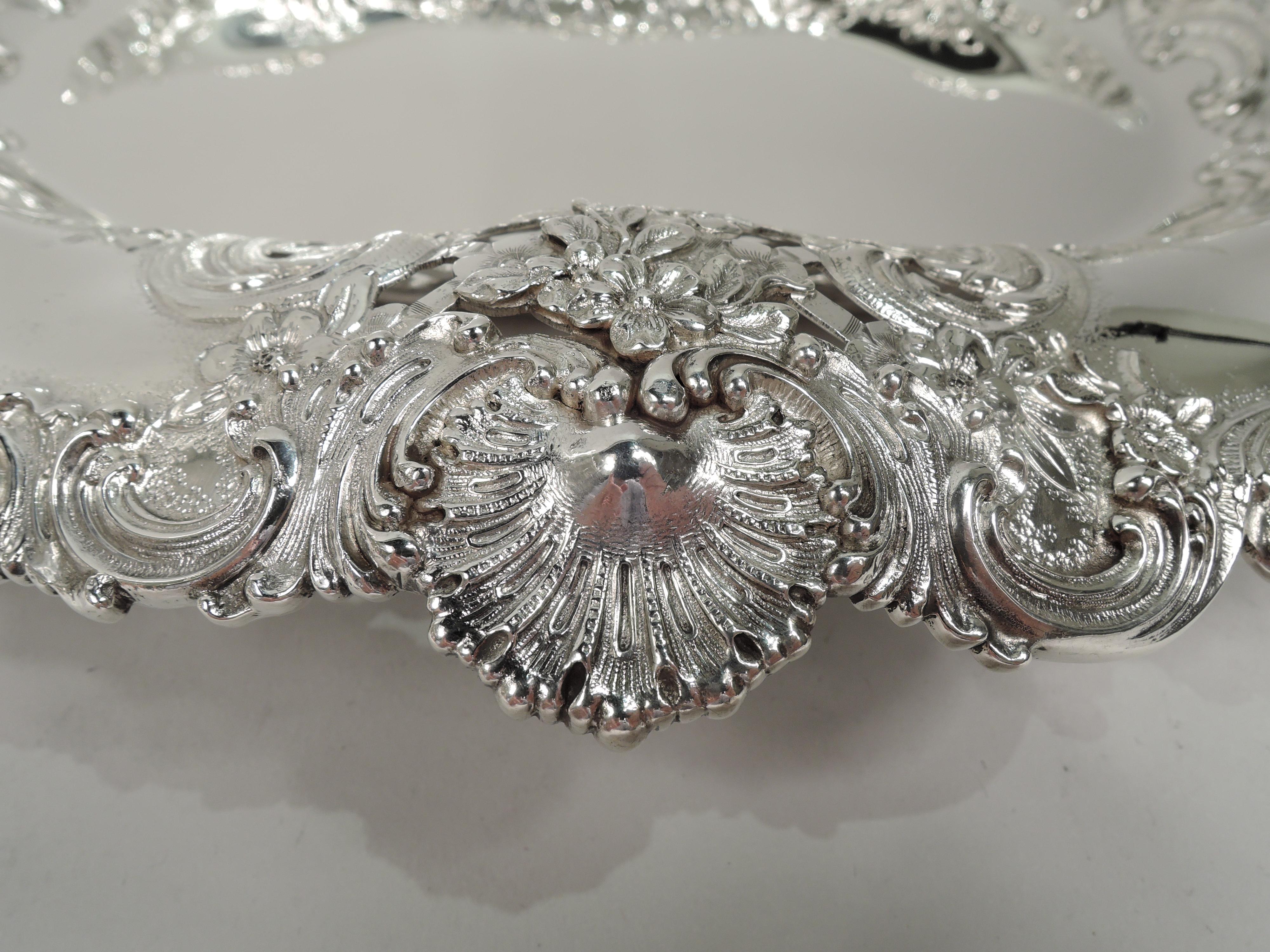 19th Century Antique Tiffany American Victorian Classical Sterling Silver Bowl