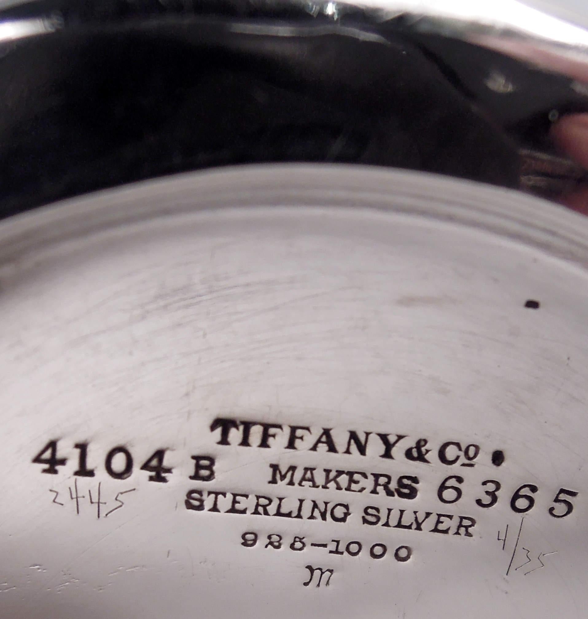 XX secolo Antica tazza per bambini in argento Tiffany American Victorian in vendita