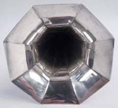 Antike Tiffany-Art-Déco-Trompetenvase aus Sterlingsilber, 12 Zoll