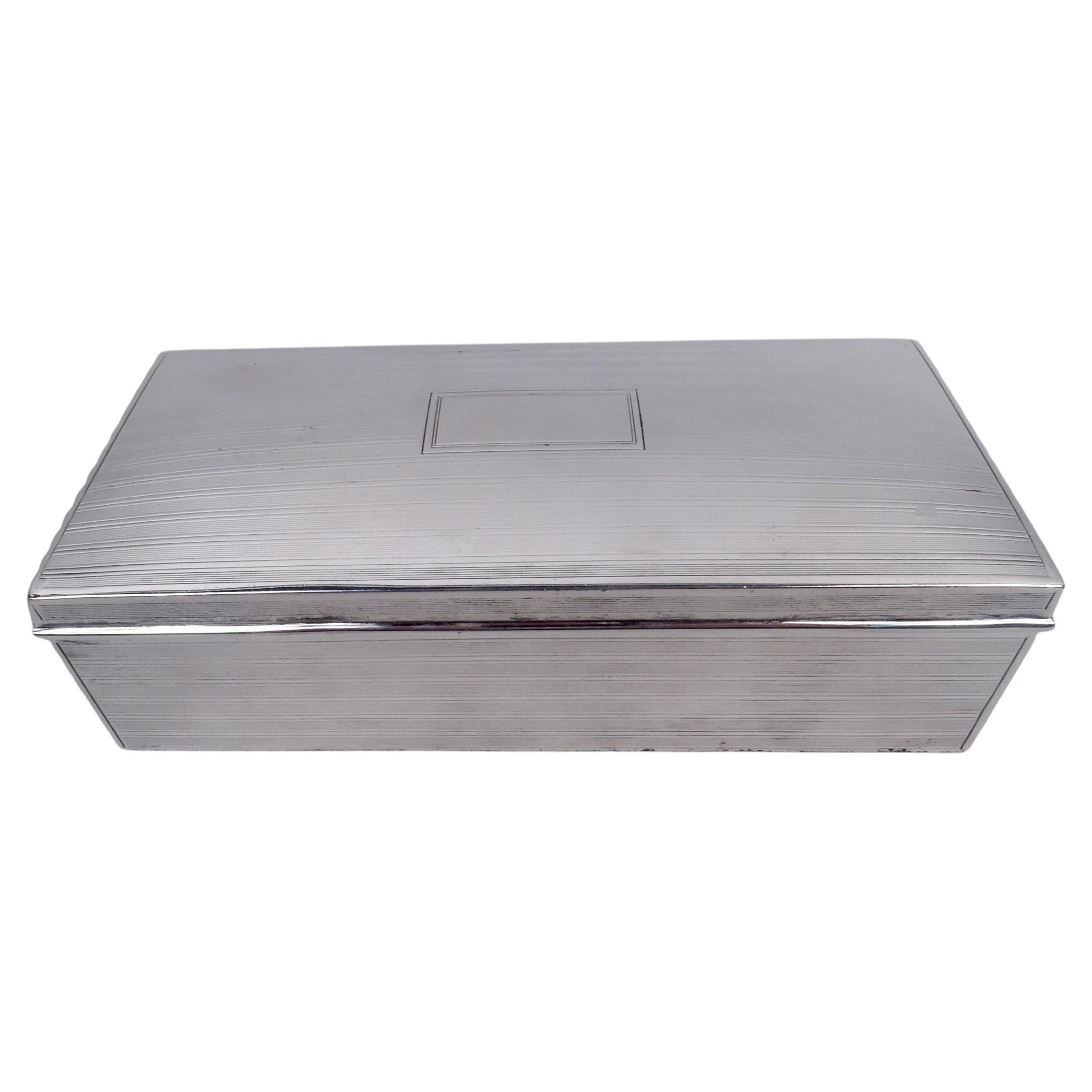 Antique Tiffany Art Deco Sterling Silver Box
