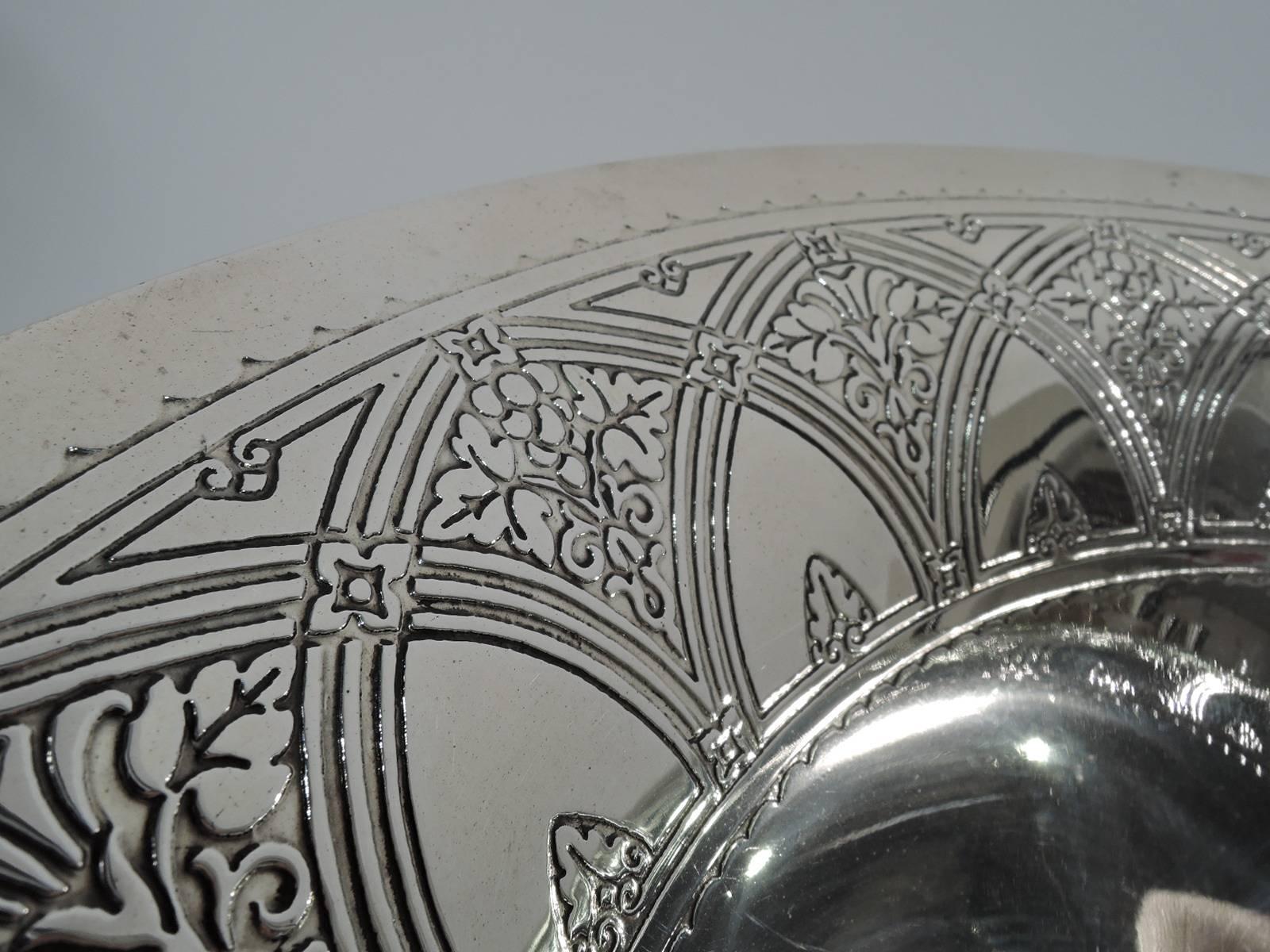 Antique Tiffany Art Deco Sterling Silver Centrepiece Bowl 1