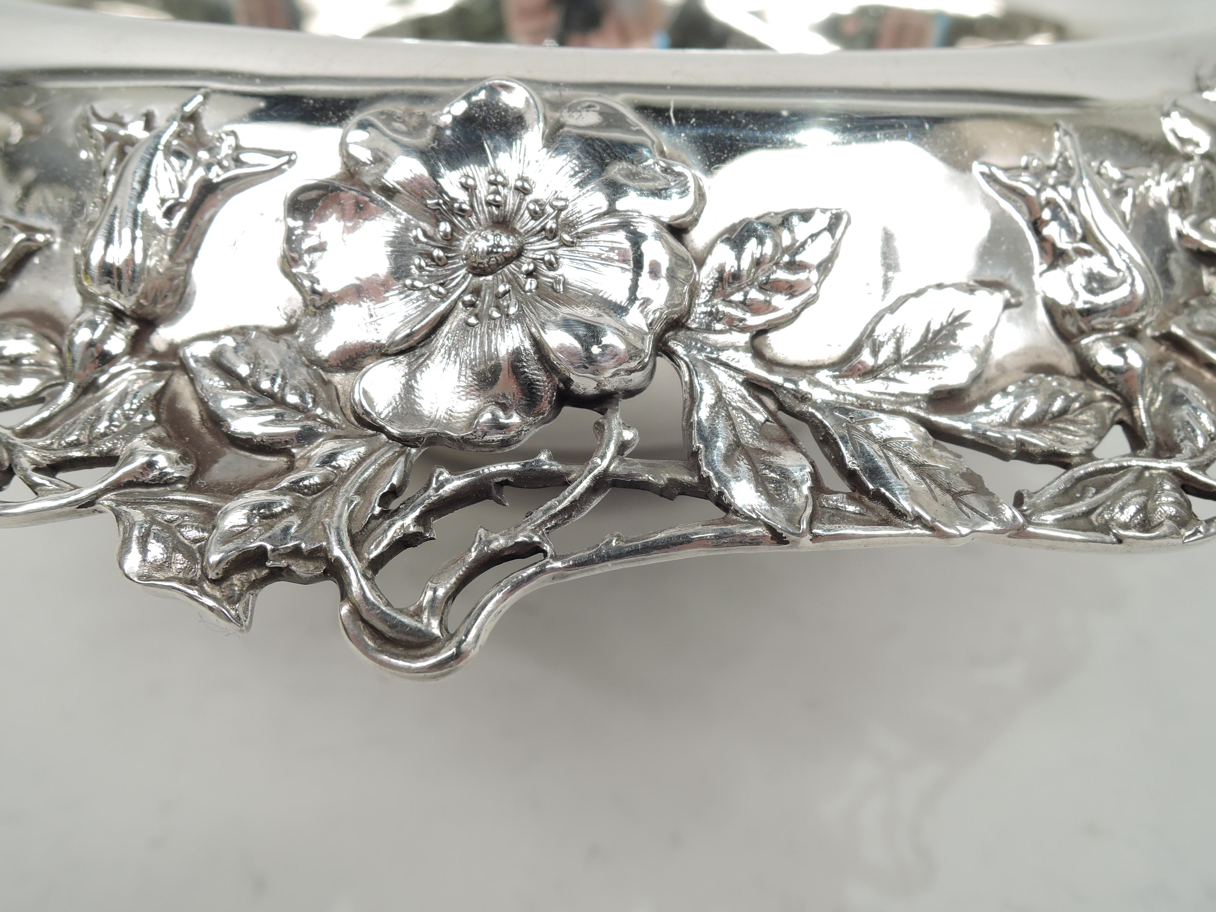 American Antique Tiffany & Co. Art Nouveau Sterling Silver Bowl