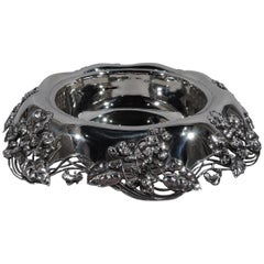 Antique Tiffany Art Nouveau Sterling Silver Centerpiece Bowl
