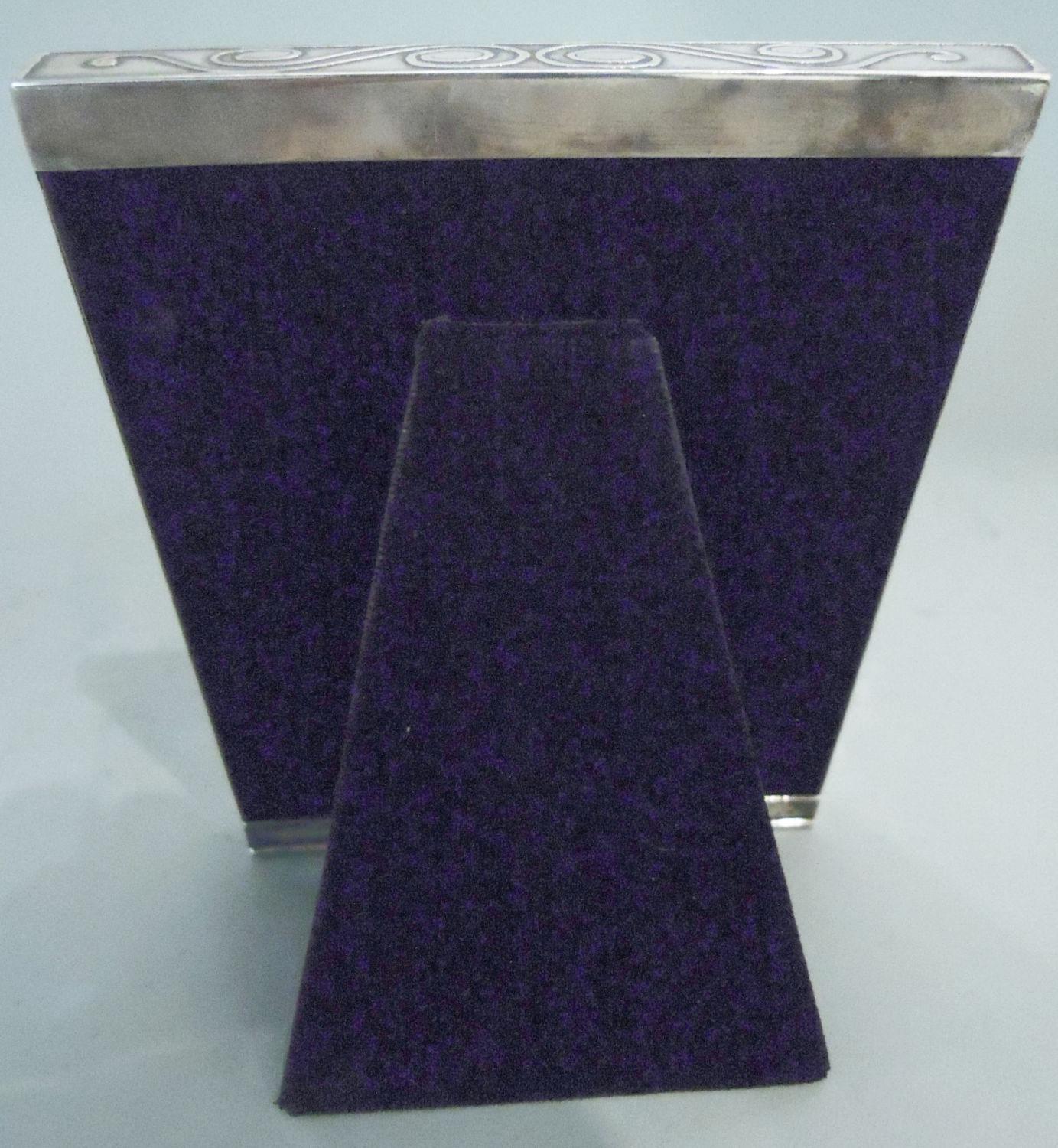 Antiker Jugendstil-Bilderrahmen aus Sterlingsilber von Tiffany (Art nouveau)