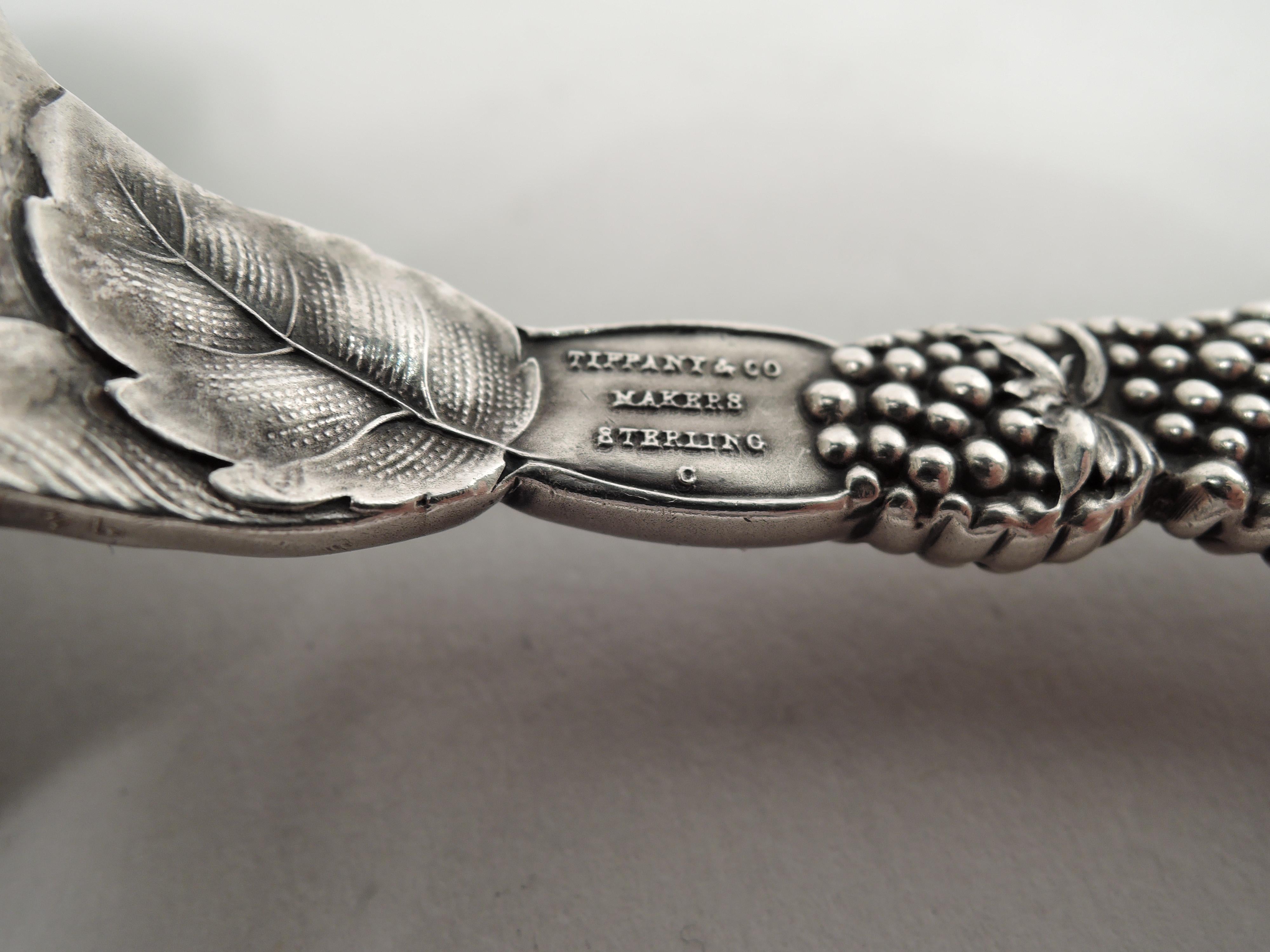 Antique Tiffany Blackberry Sterling Silver Berry Spoon 1