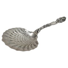 Antique Tiffany Blackberry Sterling Silver Berry Spoon