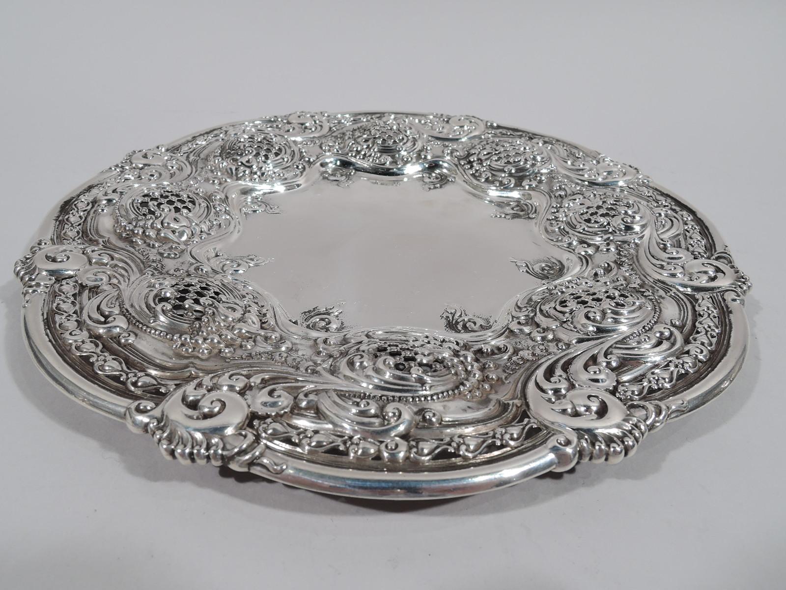 Antique Tiffany Bowl on Plate from Chicago Columbian Exposition In Excellent Condition In New York, NY