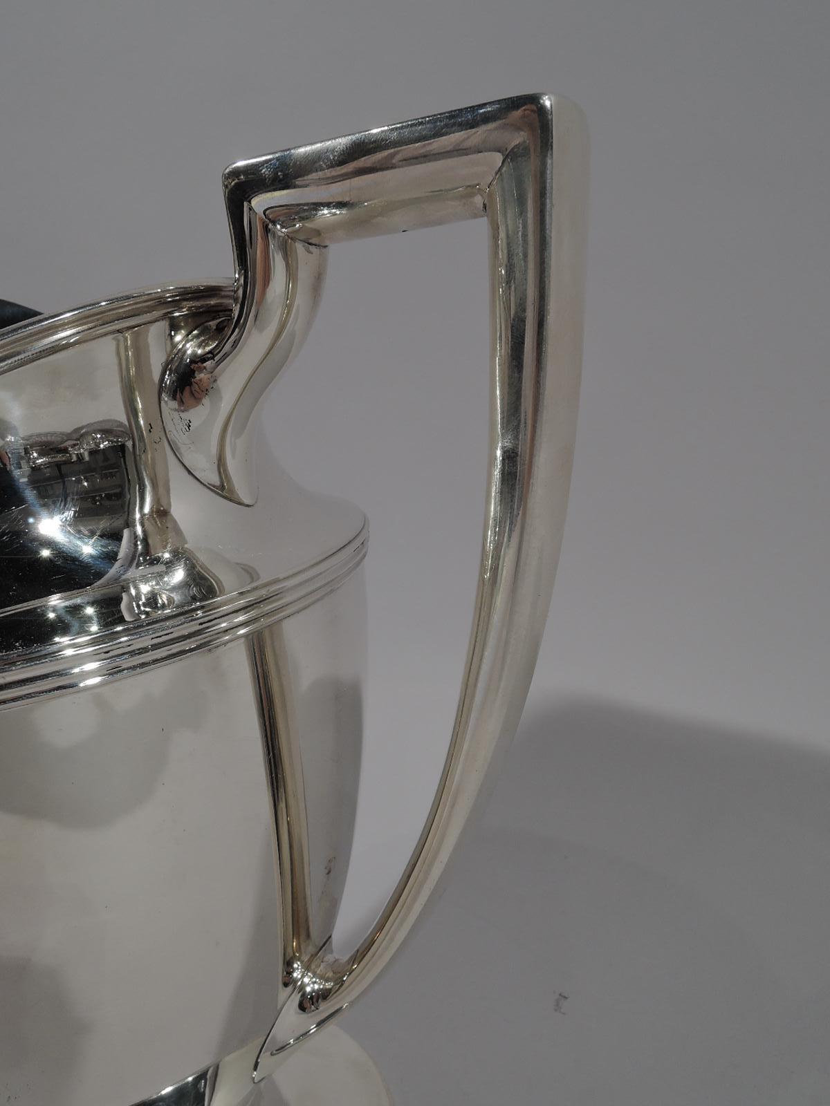 Neoclassical Revival Antique Tiffany & Co. Classic Sterling Silver Water Pitcher