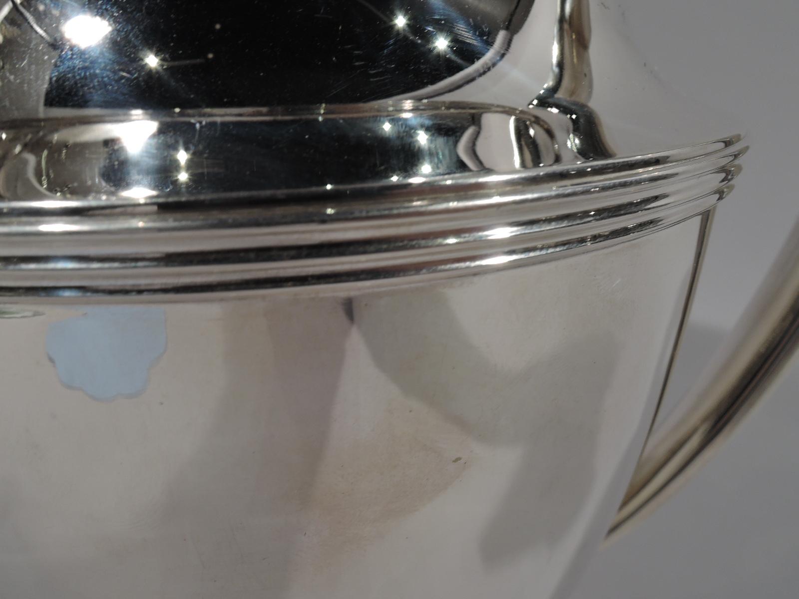 American Antique Tiffany & Co. Classic Sterling Silver Water Pitcher