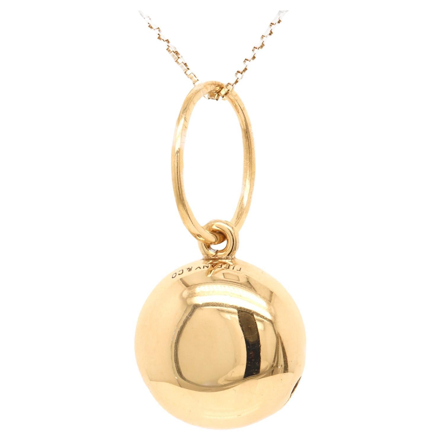 Antiker Tiffany & Co. Glocken-Anhänger aus 14-karätigem Gold für eine Halskette