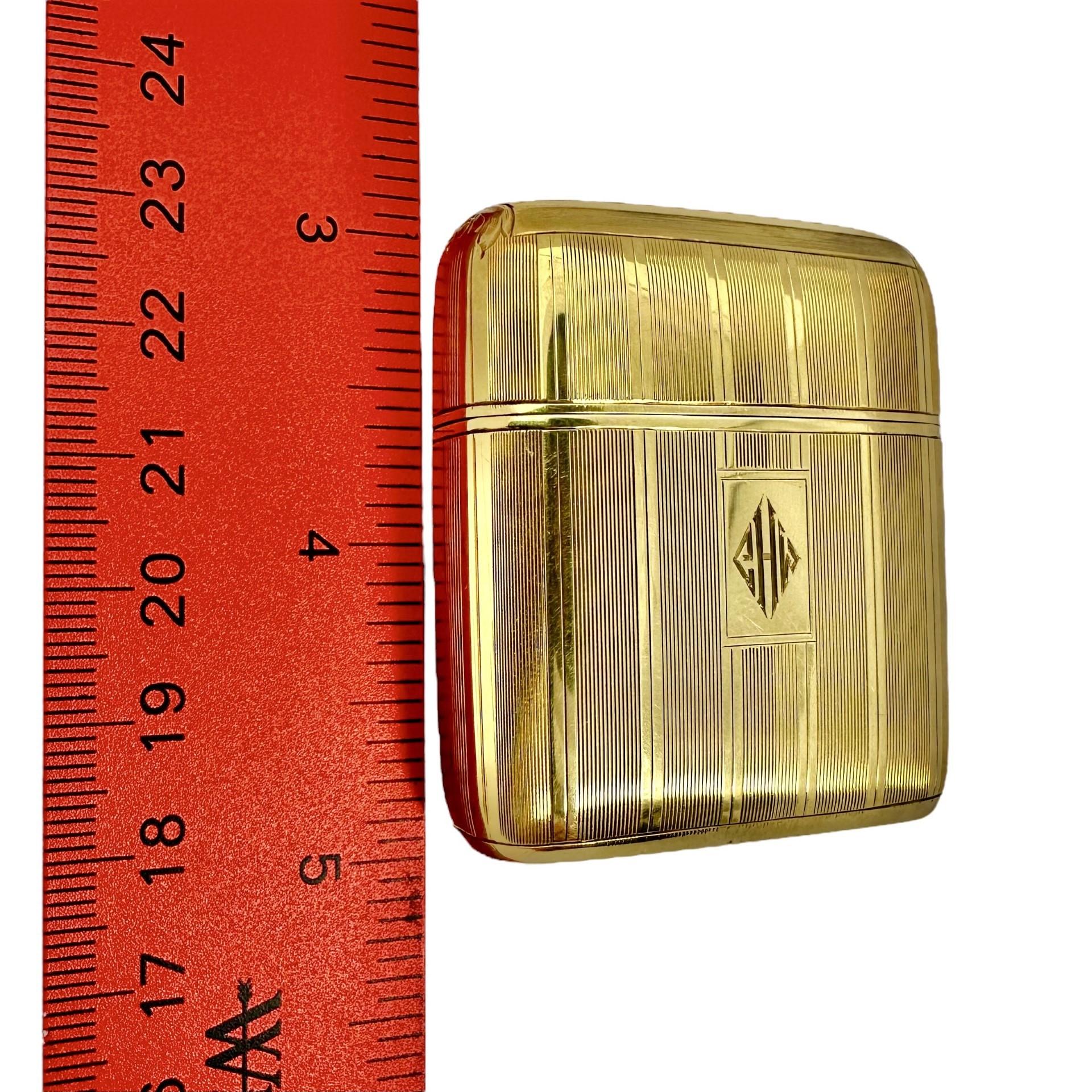  Antique Tiffany & Co 18k Gold Travel Razor & Case with Original Gillette Blades For Sale 6