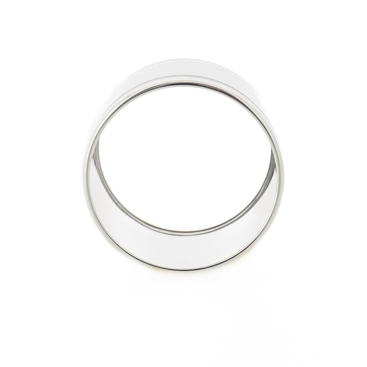 Antique Tiffany & Co. Bague de serviette d'époque Art déco en argent sterling en vente 2