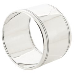 Antique Tiffany & Co. Art Deco Period Sterling Silver Napkin Ring