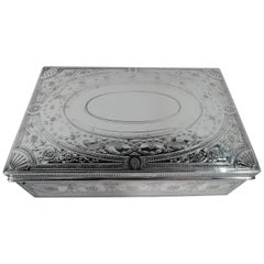 Antique Tiffany & Co. Edwardian Neoclassical Sterling Silver Box