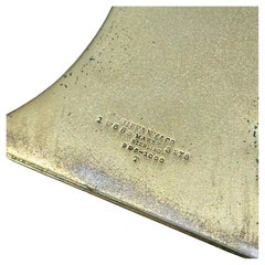 Antique TIFFANY & Co. Gilded Solid Sterling Silver Letter Holder Paper Clip