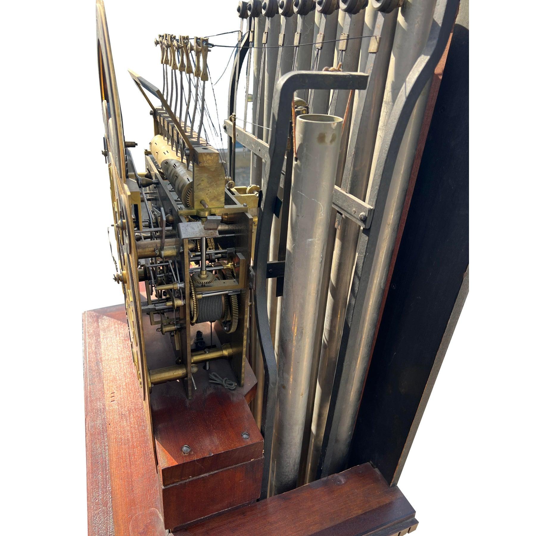 Antique Tiffany & Co. Grandfather Clock Tall Case Clock by Walter Durfee In Good Condition For Sale In Saddle River, NJ
