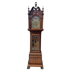 Antique Tiffany & Co. Grandfather Clock Tall Case Clock by Walter Durfee