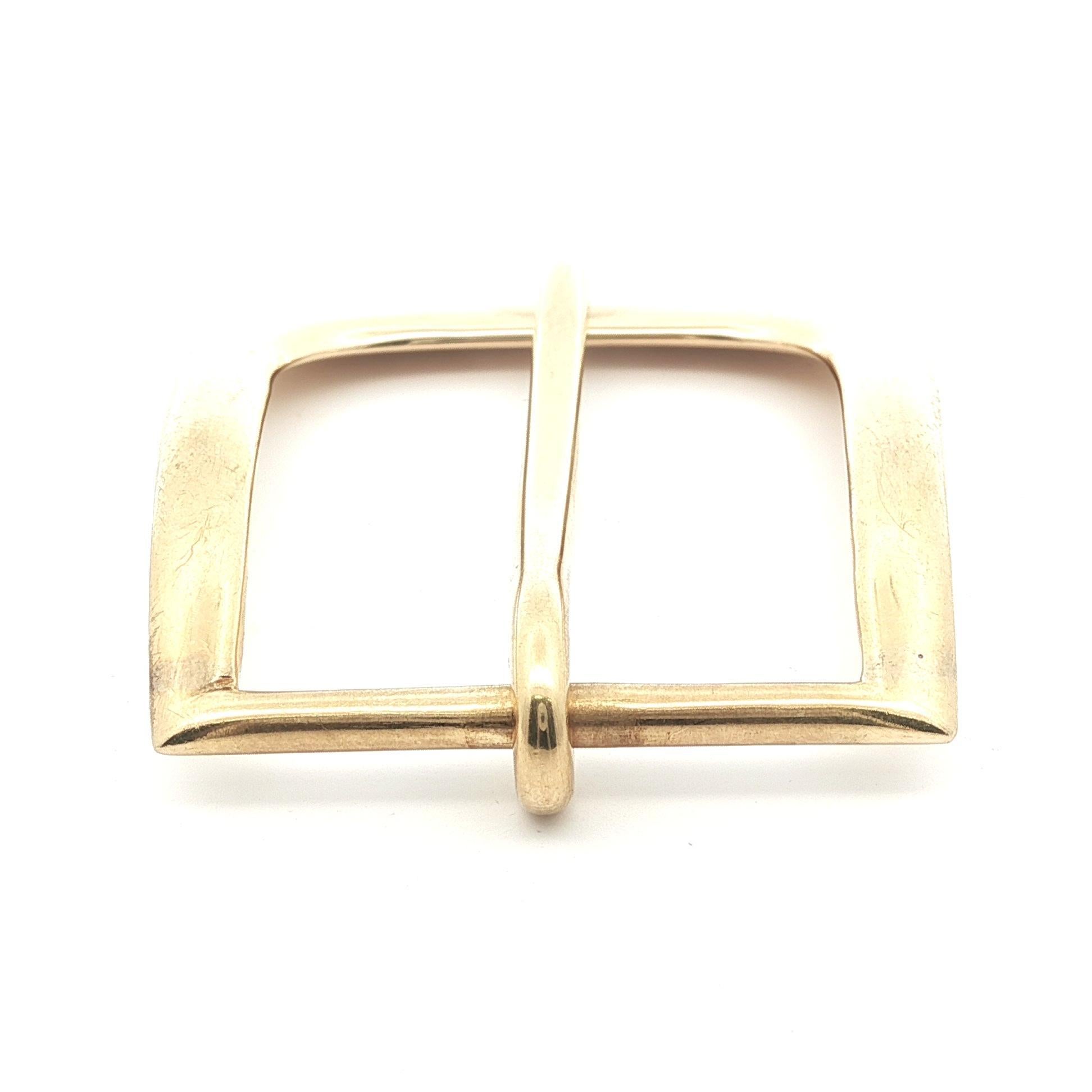 Antique Tiffany & Co. Makers Boucle de ceinture lourde en or jaune 14k massif en vente 3