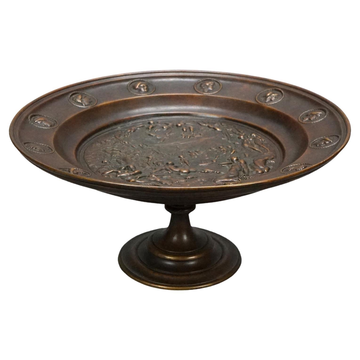 Antique Tiffany 
Co. Neoclassical Bronze Compote Circa 1900