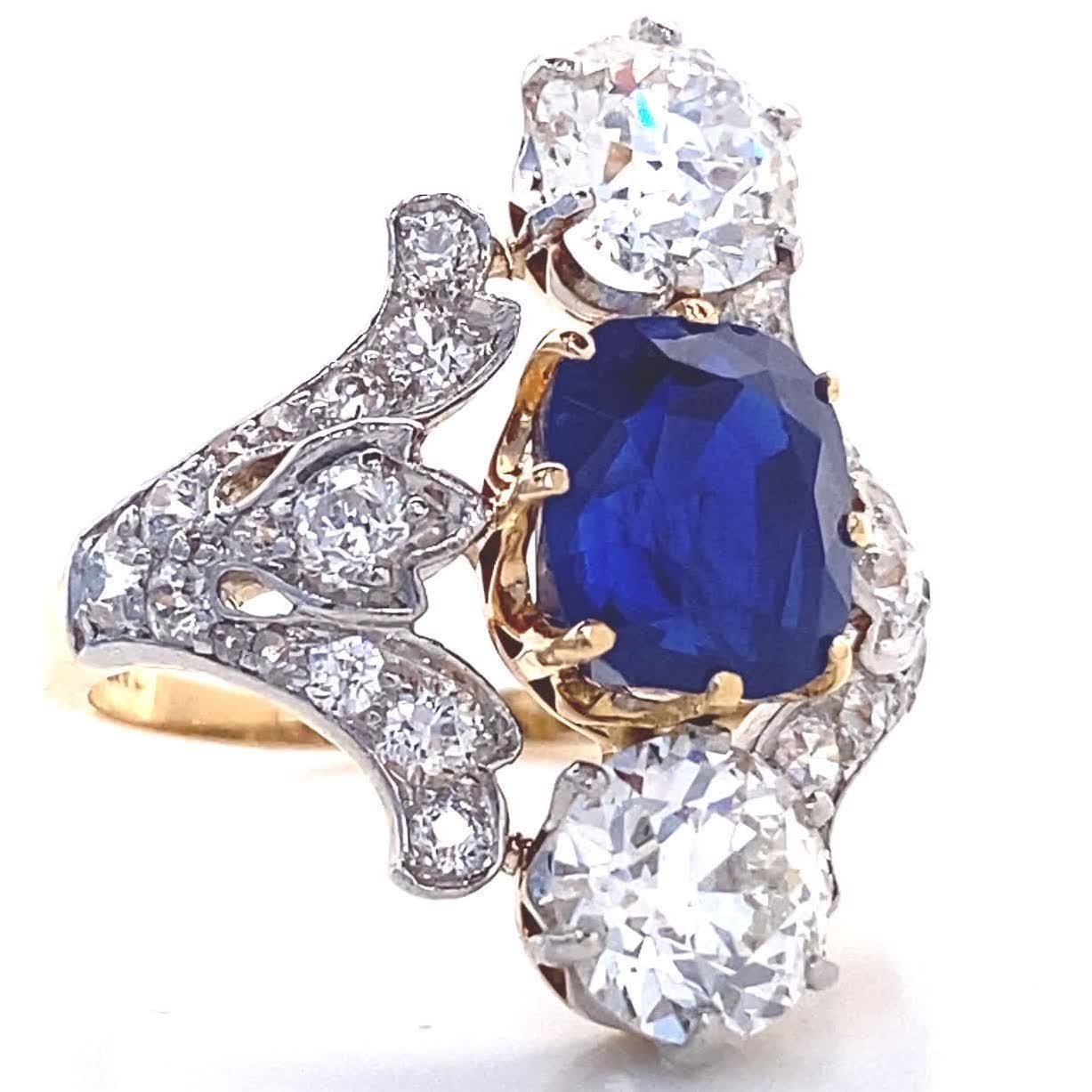 vintage tiffany sapphire ring