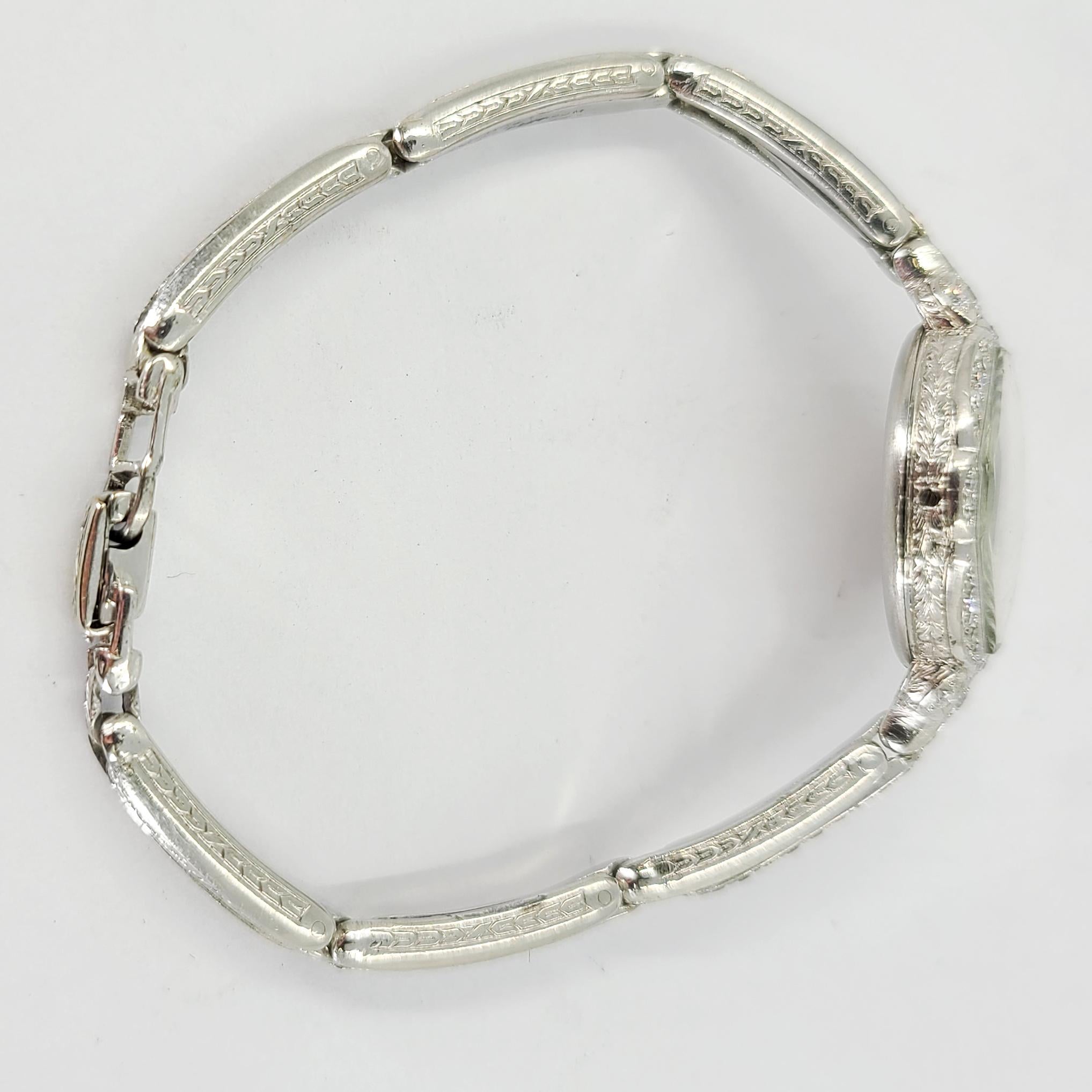 Women's Antique Tiffany & Co. Platinum Ladies Wristwatch