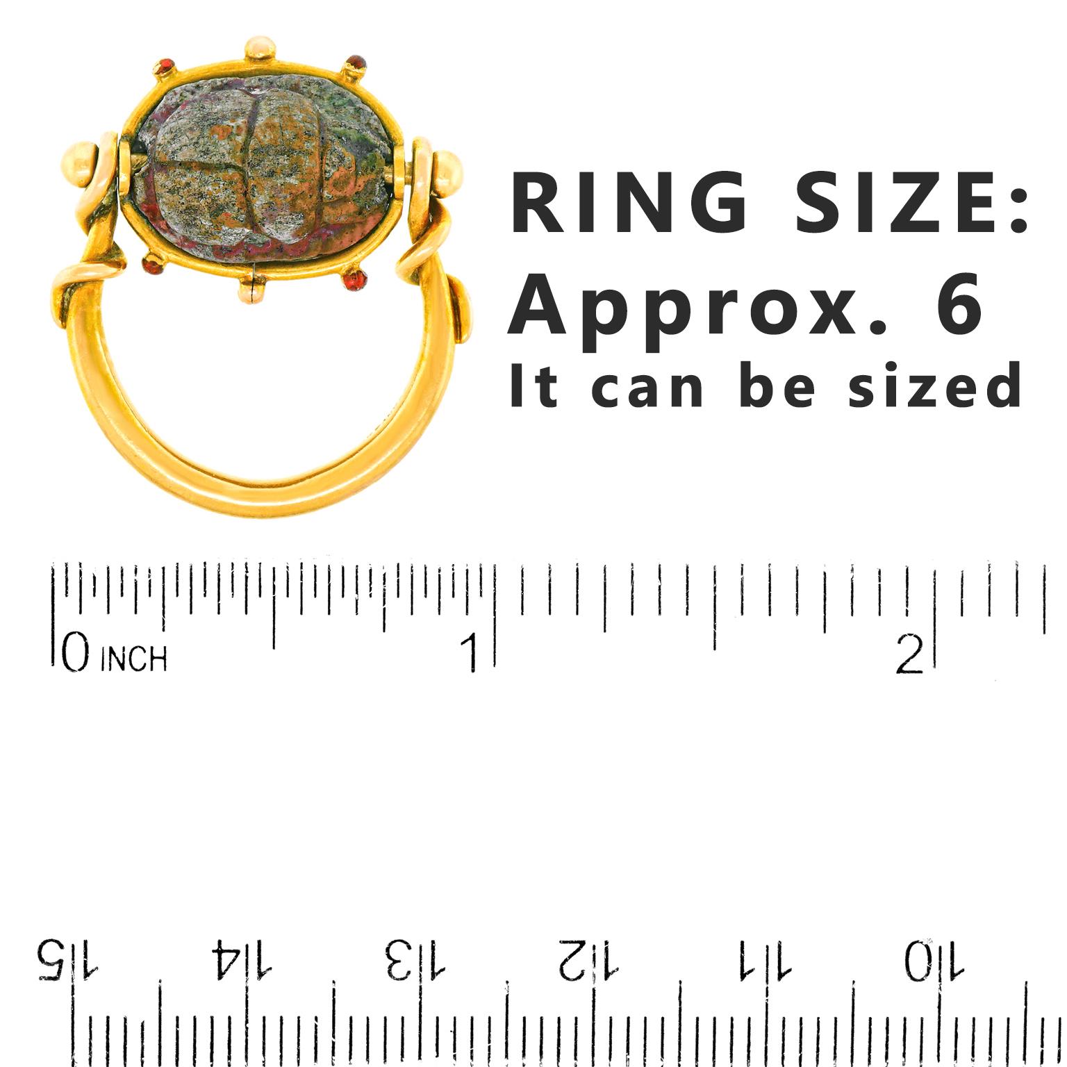 Antique Tiffany & Co. Scarab Ring 2