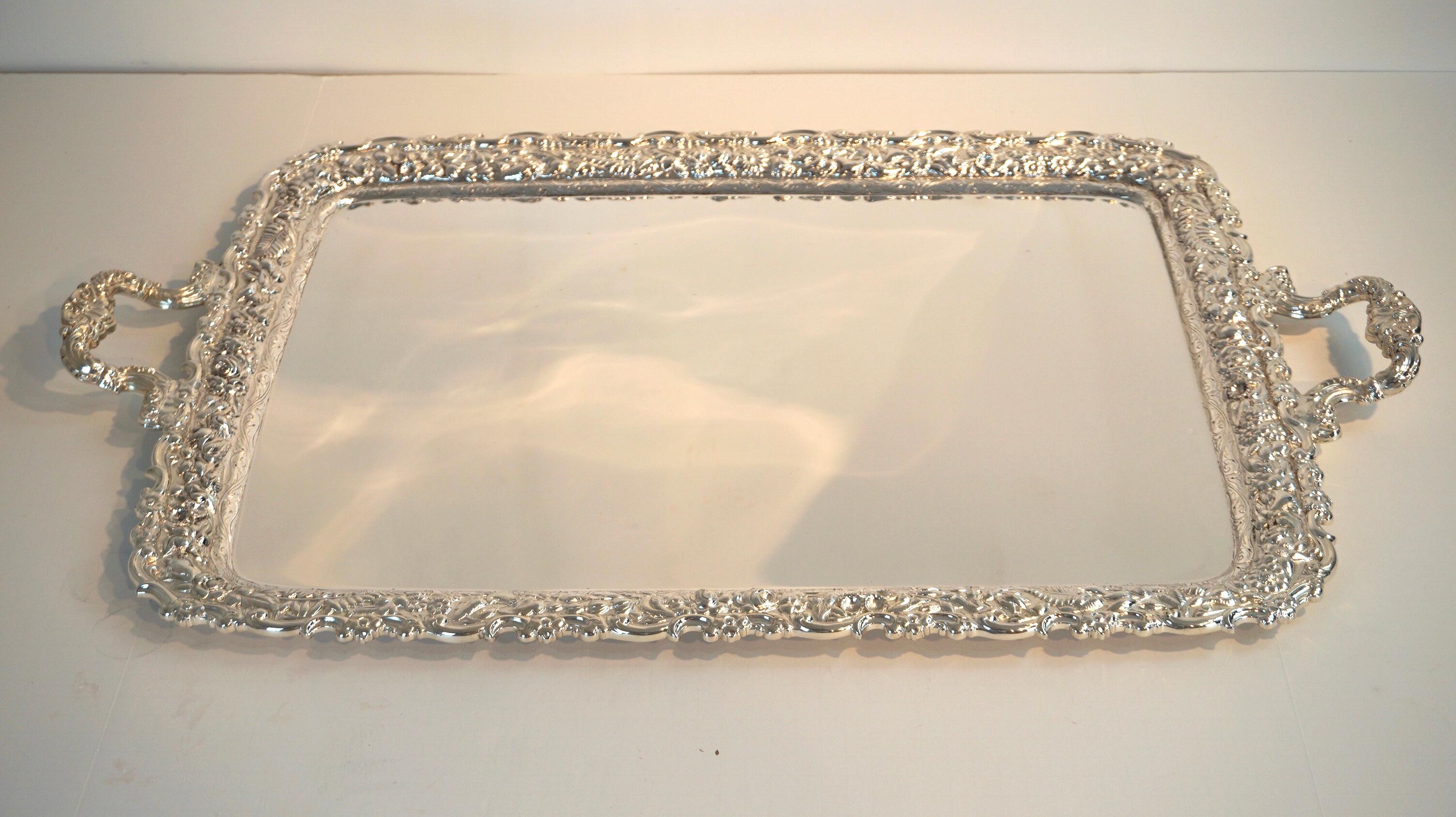 silver soldered tray