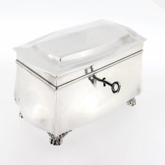 Antique Tiffany & Co. Sterling Silver Bombay Form Table Box or Casket