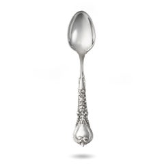 Antique Tiffany & Co. Sterling Silver Florentine Pattern Demitasse Spoon