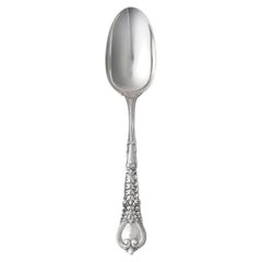 Antique Tiffany & Co. Sterling Silver Florentine Pattern Large Spoon