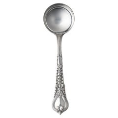 Antique Tiffany & Co. Sterling Silver Florentine Pattern Salt Spoon