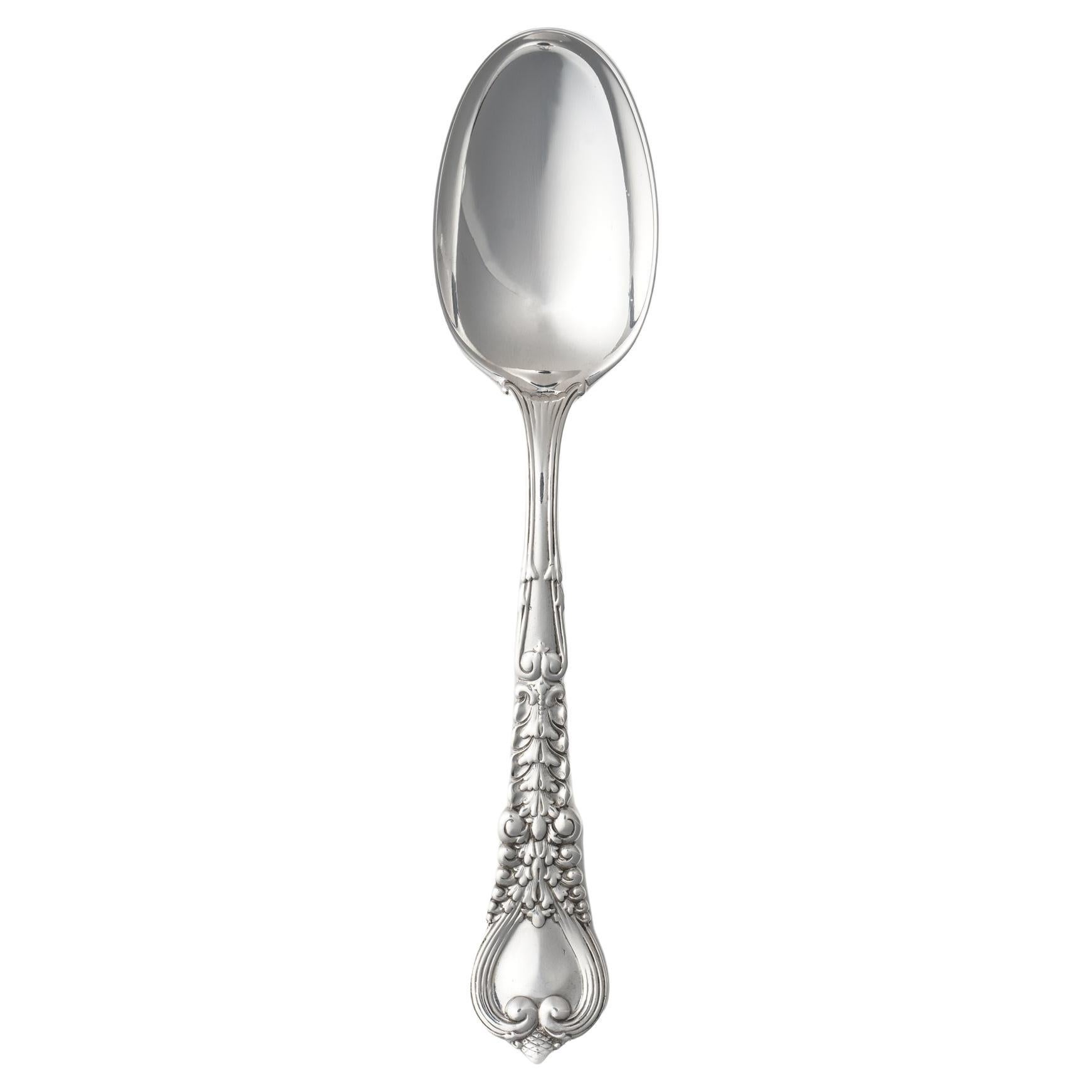 Antique Tiffany & Co. Sterling Silver Florentine Pattern Teaspoon For Sale