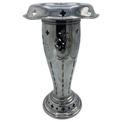 Antique Tiffany & Co Sterling Silver Flower Vase