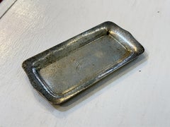 Antique Tiffany & Co Sterling Silver Hammered Dresser Tray Monogrammed