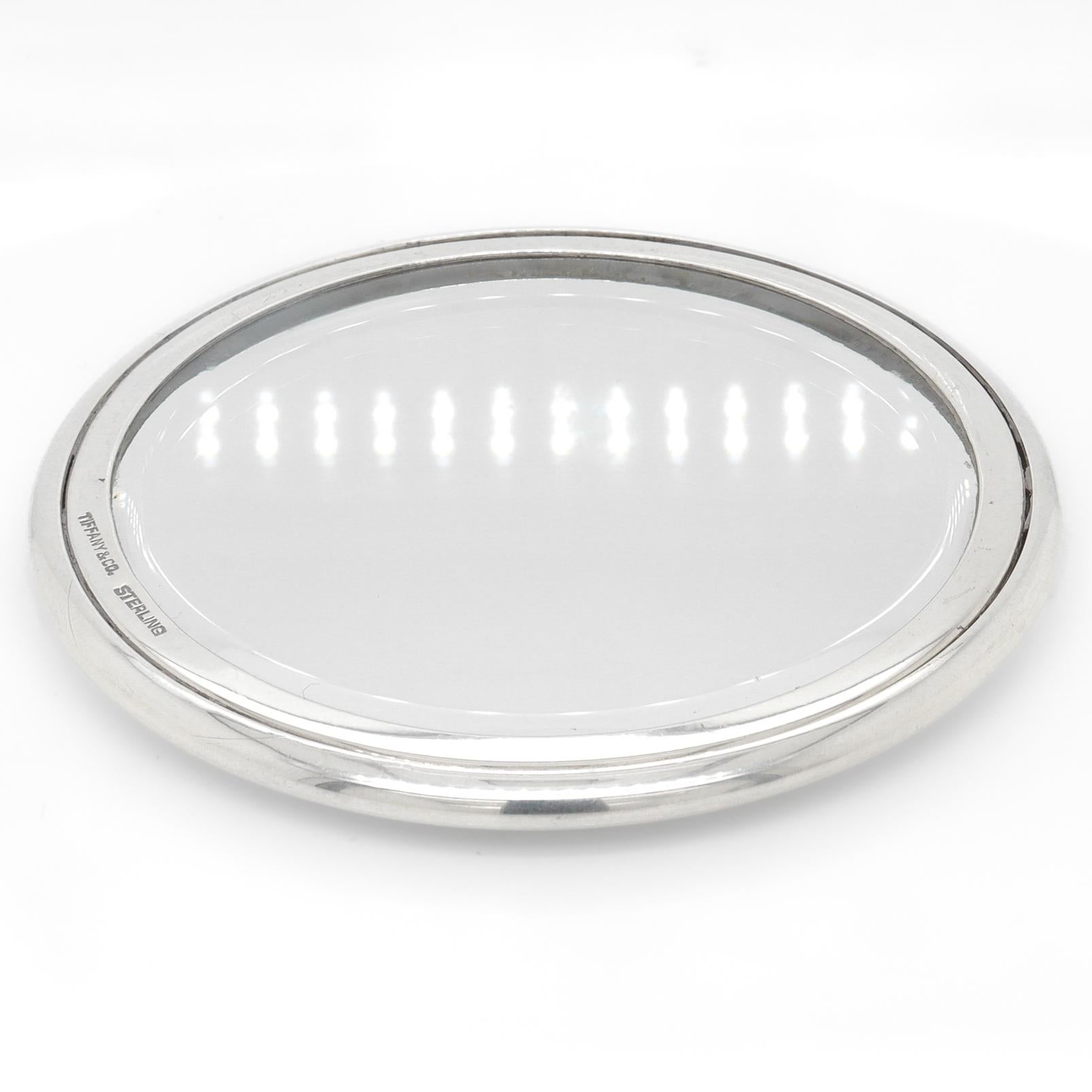 Antique Tiffany & Co. Sterling Silver Hand Mirror For Sale 1