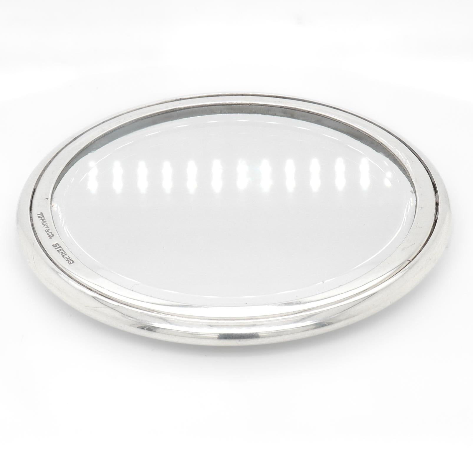 Antique Tiffany & Co. Sterling Silver Hand Mirror For Sale 2