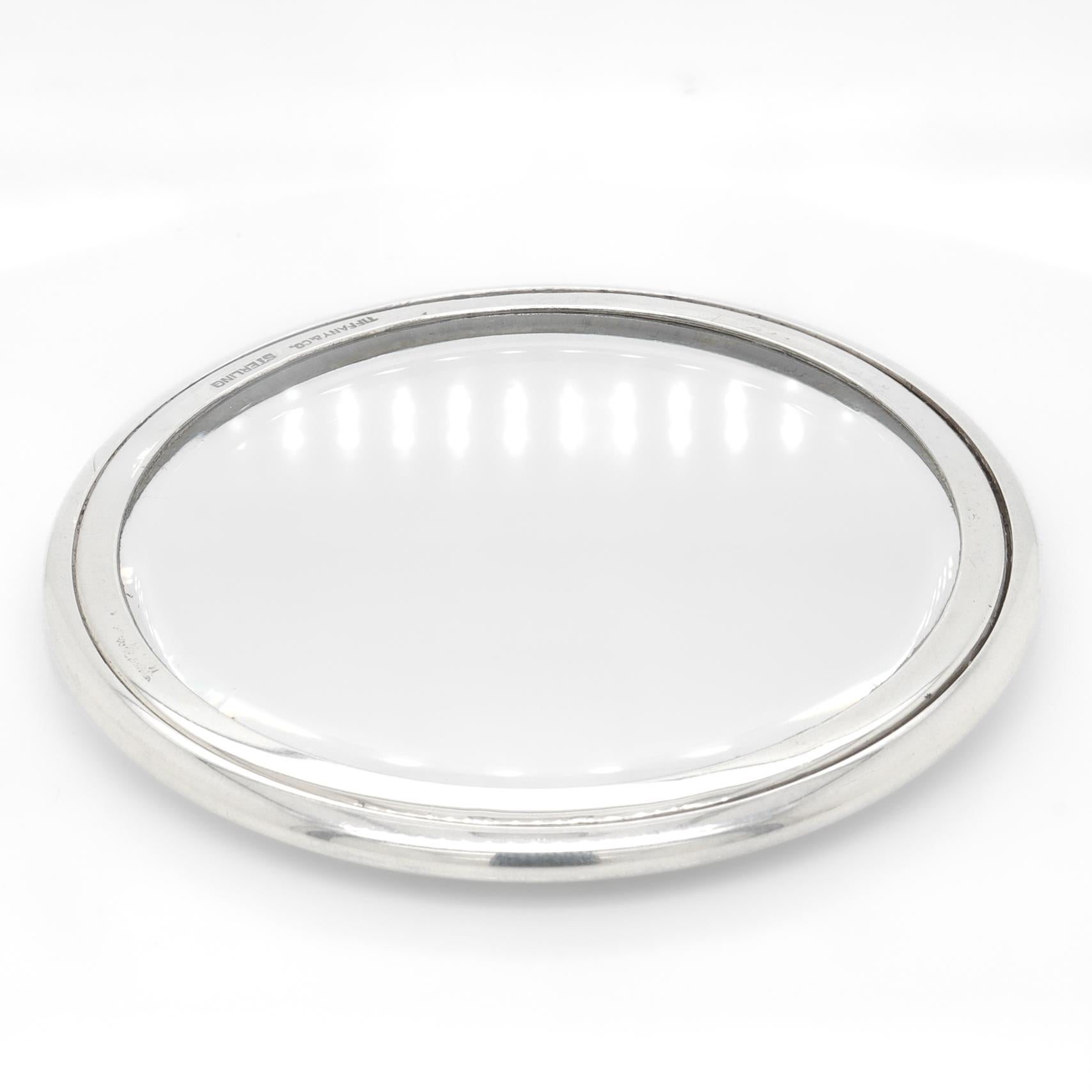 Antique Tiffany & Co. Sterling Silver Hand Mirror For Sale 3