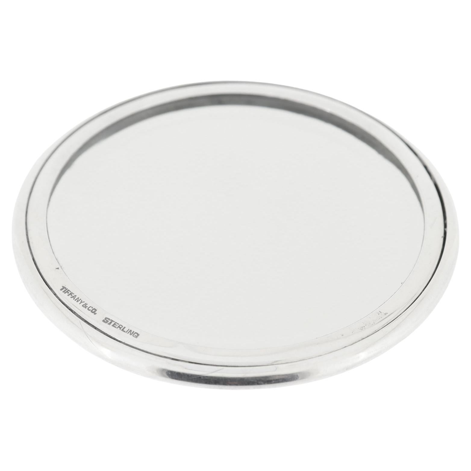 Antique Tiffany & Co. Sterling Silver Hand Mirror For Sale