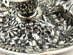 Antique Tiffany & Co. Sterling Silver Heart Shaped Chamberstick Candle Holder