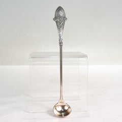 Antique Tiffany & Co. Sterling Silver Italian Pattern Mustard Ladle
