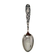 Antico Cucchiaio Jack e Jill in argento Sterling di Tiffany & Co. con Mono e astuccio