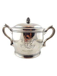 Antike Tiffany & Co Sterlingsilber-Zuckerschale und Milchkännchen mit Deckel und Milchkännchen #18706